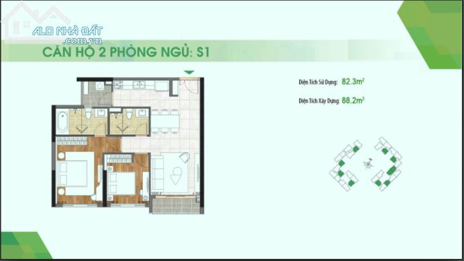 Cho thuê căn hộ Sadora 2PN,full nội thất,18 triệu/tháng - 4