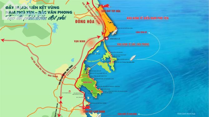 Bán đất biển khu kinh tế Nam Phú Yên sổ từng nền, bao phí 14tr/m2