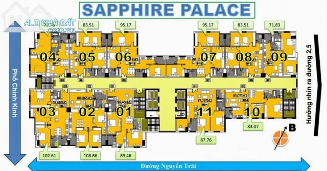 (Độc quyền) Cho thuê Duplex Sapphire Palace Chính Kinh 256m2 - 2 tầng có 5 PN giá tốt !! - 1