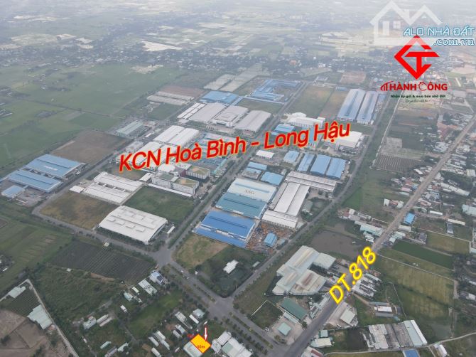 Đất thổ cư 15x30m trong KCN Long Hậu Hoà Bình Thủ Thừa - 4