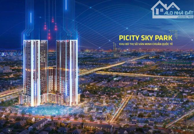 Mở bán dự án Picity Sky Park của chủ đầu tư Pi Group. Gía từ 1.3 tỷ/căn - 3