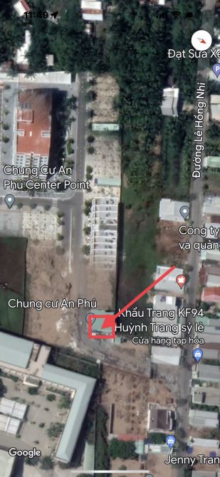 Bán nền lô góc 2 mặt tiền KDC An Phú, đường Lê Hồng Nhi, Cái Răng  DT: 10.37m x 10.5m= 86. - 1