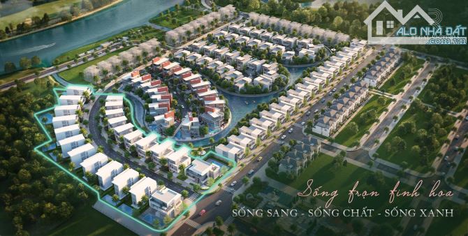 Sở hữu vĩnh viễn villa bản giới hạn tại khu biệt thự xanh liền sông - cạnh biển Đà Nẵng - 1