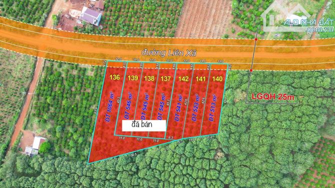 Mở bán 3 lô đất thổ cư đường liên xã quy hoạch mở rộng 25m - 8
