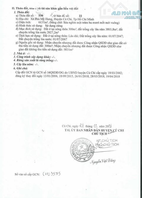 Cần bán lô đất chính chủ mặt tiền đường Nguyễn Thị Rành Củ Chi - 6
