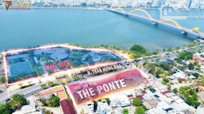 Căn hộ ngay cầu Rồng Sông Hàn Đà Nẵng mở bán GĐ 1 giá gốc CĐT, sở hữu chỉ từ 600 triệu - 7