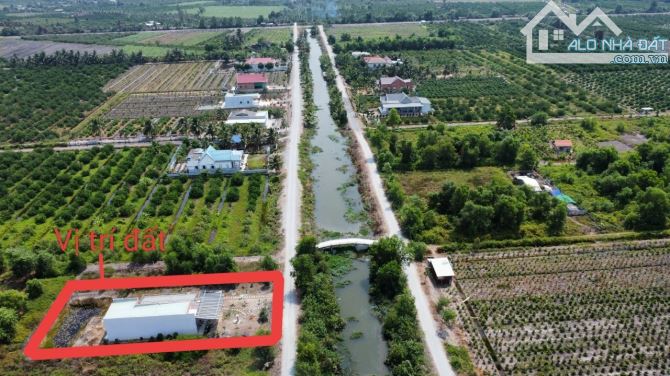 Nhà vuờn ( 400 thổ 600cln) mặt tiền kênh 2 tân thành Thủ Thừa Long An 2,3 tỷ rẻ ngộp - 7