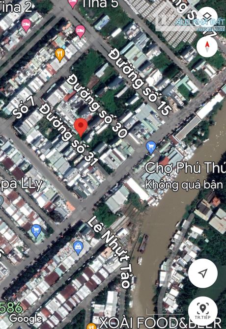 Bán nền đường 31 gần chợ Phú Thứ (Chợ 586)