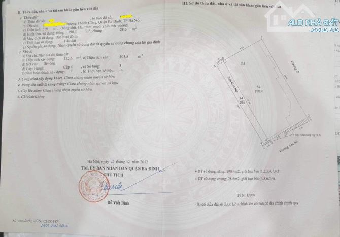 Tin Thật. Bán Biệt Thự Mặt Hồ lô góc Mai Anh Tuấn, 219m2 x 4T, MT 10.5m, 77.5 tỷ