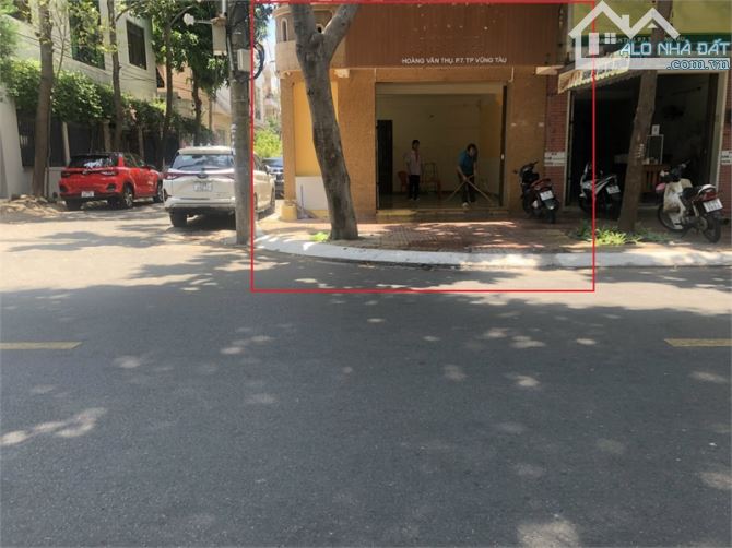 Cho thuê mặt bằng góc 2 mặt tiền đường Hoàng Văn Thụ P7, TPVT - 1