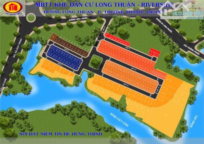 Long Thuận RiverSide 82m2 Chỉ 3tỷ489 Đất View Sông Quận 9 Rẻ Nhất 2024 - 7