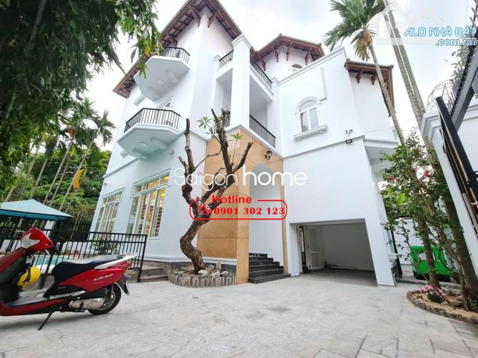 Cho thuê villa hồ bơi sân vườn 400m2 Phường thảo điền
