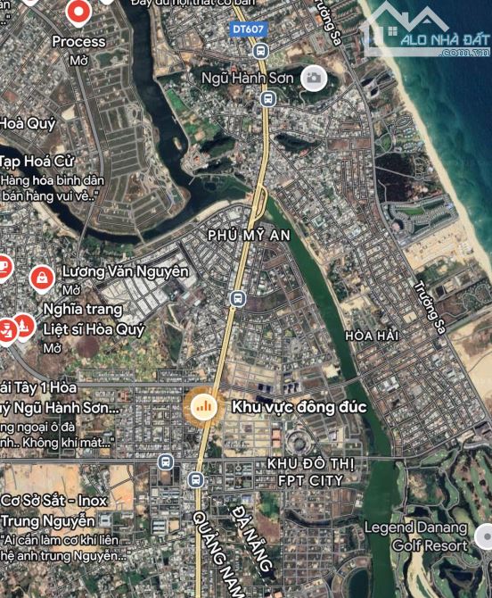CHO THUÊ HƠN 14,000M2 ĐẤT KHU HOÀ QUÝ, GẦN MAI ĐĂNG CHƠN