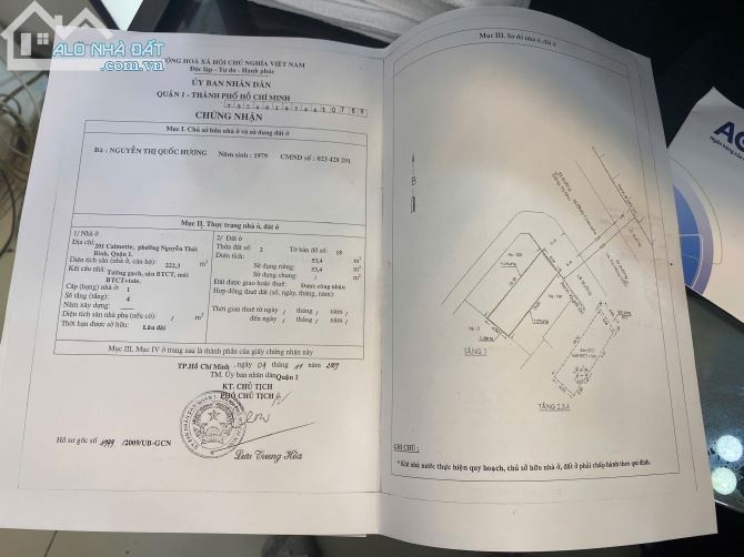 Cho Thuê Nhà Khu Trung Tâm Quận 1 - Đối Diện Chợ Bến Thành ( hợp đồng lâu dài )