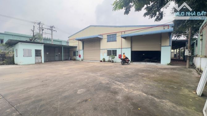 Kho xưởng Thuận An 2000m PCCC đường cont điện hạ bình nền gạch