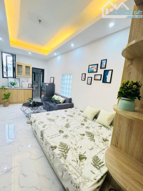 Cho Thuê CCMN 285 Đội Cấn Ba Đình 25m2 Studio Cửa Sổ Thang Máy Full Nội Thất Gần Chợ