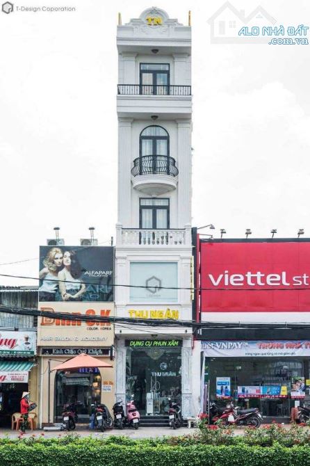 Cho thuê nhà 5 tầng mặt tiền 30/4 tiện văn phòng 35 triệu