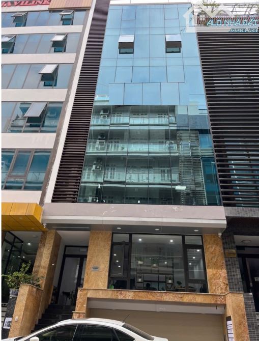 Cho thuê toà nhà đường Hồ Tùng Mậu. DT 160m2, 7 tầng 1 hầm, thang máy. PCCC đạt chuẩn
