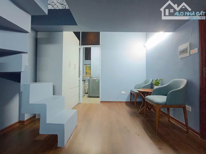 Cho Thuê CCMN 74 Kim Ngưu Hai Bà Trưng 30m2 Gác Xép Cửa Sổ Giặt Riêng Thang Máy Full Đồ