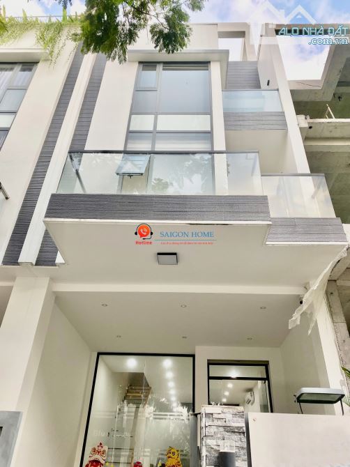 Cho thuê nhà đường Bát Nàn trung tâm Quận_2 hầm 4 tầng