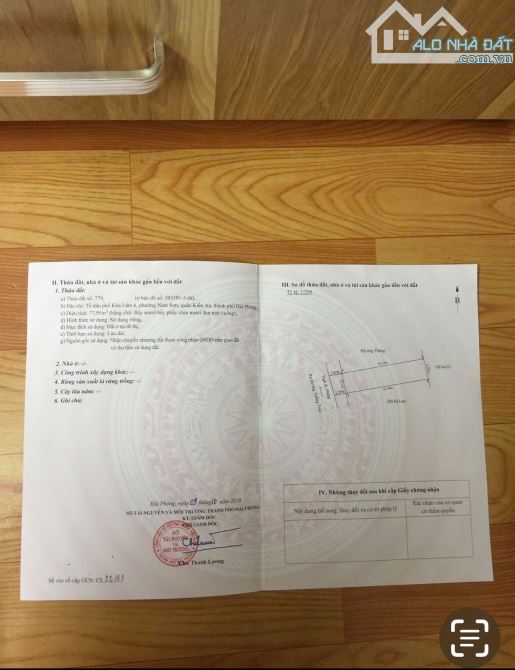 BÁN ĐẤT ĐẸP NGAY CHỢ PHƯỜNG NAM SƠN QUẬN KIẾN AN HẢI PHÒNG