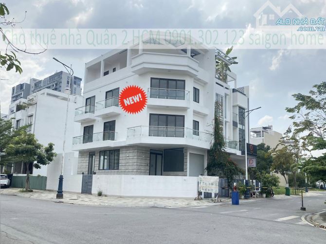 Cho thuê Tòa nhà 2 Mặt Tiền KD Saigon Mystery Quận 2 hầm 4 Tầng nổi 700m²