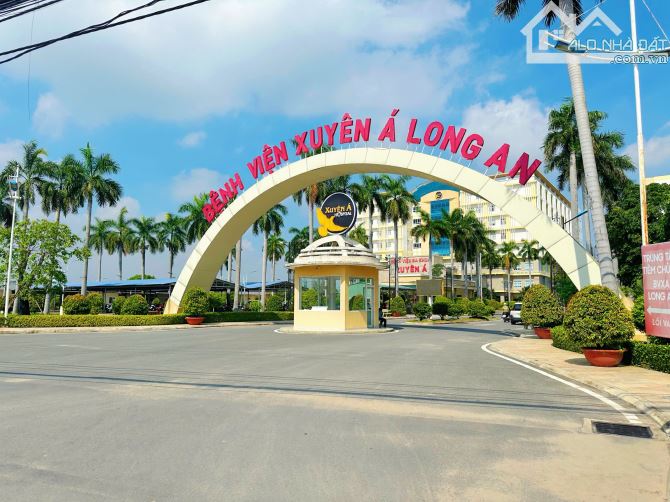 Sang nền đất thổ cư 162m2 cách cổng BV Xuyên Á và THPT Hậu Nghĩa 500m