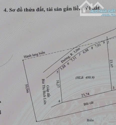 BÁN ĐẤT MẶT BIỂN (CHÍNH CHỦ BÁN) | VỊ TRÍ ĐẦU TƯ HIẾM CÓ