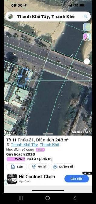 CHÀO BÁN LÔ VIEW BIỂN NGUYỄN TẤT THÀNH 243m ngang 10m chỉ 22 tỷ.