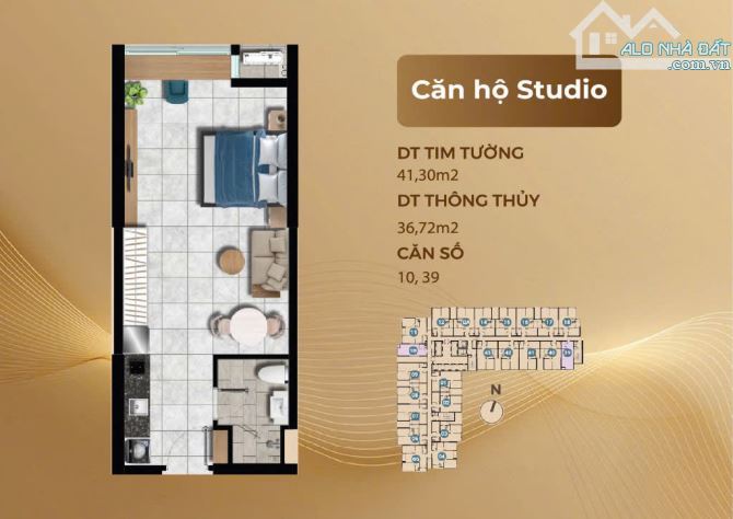 STUDIO SIÊU ĐẸP THE GIÓ RIVERSIDE