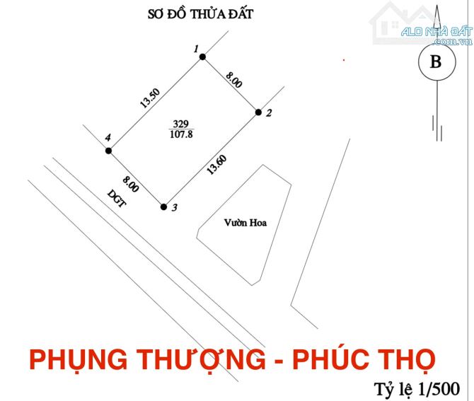 HOT _ Cực hiếm _ Gấp _ Đất đấu giá Phụng Thượng, sát QL32 giá 4x