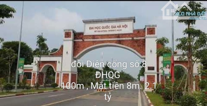 Bán đất Hoà lạc giá rẻ nhất thị trường Nguồn F0 đối diện ĐHQG vị trí đẹp