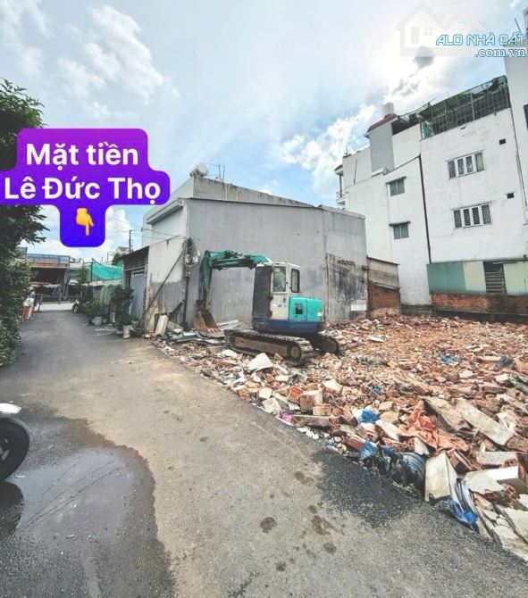 ĐẤT TRỐNG (10 x 17) 20m ra Mặt Tiền Lê Đức Thọ, hẻm OTO, sổ vuông A4