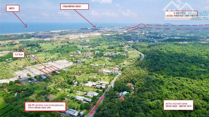 ĐẤT BIỂN BÌNH CHÂU - TP. HCM, VỊ TRÍ XỊN, GIÁ ĐẦU TƯ SIÊU HẤP DẪN CHỈ 5,7 TRIỆU/M2