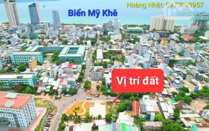 Đất biển Mỹ Khê, Đà Nẵng, 230m² rất thích hợp xây Khách Sạn, Biệt Thự, Tòa căn hộ