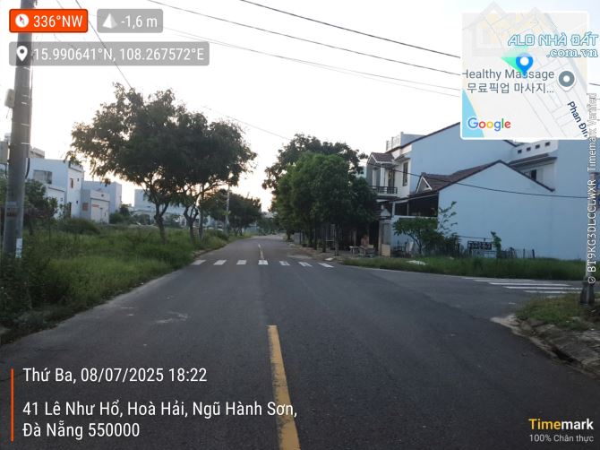 ĐẤT BIỂN TÂN TRÀ - LÔ GÓC 181.9M2, NGANG 9,8M CHỈ 7TY9