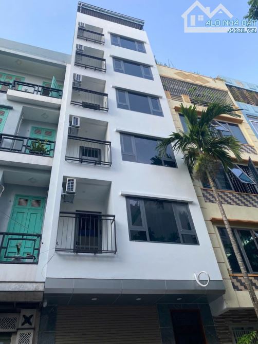 Cho thuê nhà sau Metro Hà Đông 50m x 7 tầng thông sàn thang máy 27tr