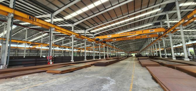 Cho thuê kho xưởng 65k/m2 phù hợp showroom hoặc sản xuất mặt tền quốc lộ 1A Bình Chánh