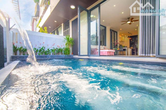 CHO THUÊ BIỆT THỰ VILLA 3.5 TẦNG 9 PHÒNG- SÂN VƯỜN HỒ BƠI: GẦN CẦU THUẬN PHƯỚC