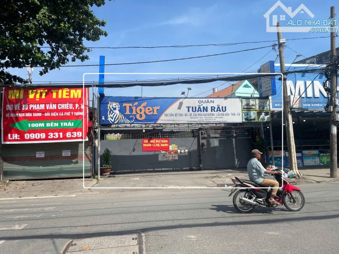 Cho Thuê Mặt Bằng 12x40m đường Phạm Văn Chiêu phường An Hội Tây