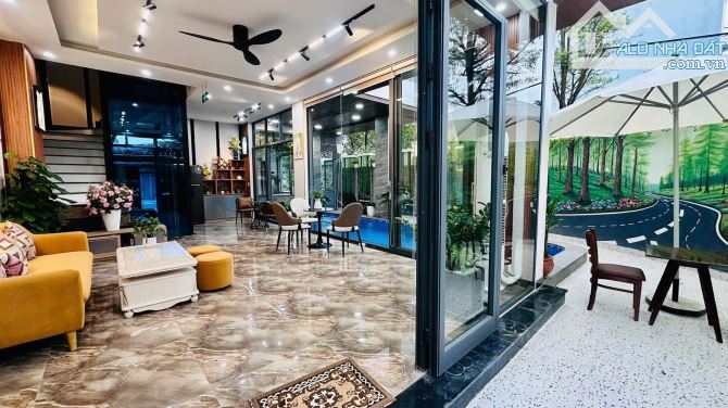 CHO THUÊ BIỆT THỰ 4 TẦNG LÔ GÓC CÓ HỒ BƠI: ĐƯỜNG HOÀNG BÍNH CHÍNH - HÒA HẢI