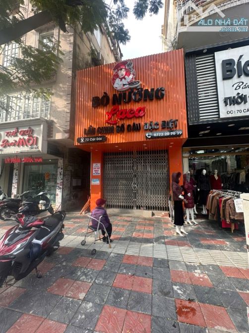 CHO THUÊ NHÀ MẶT ĐƯỜNG 72 CÁT DÀI - Diện tích: 60m² - Mặt tiền: 4m