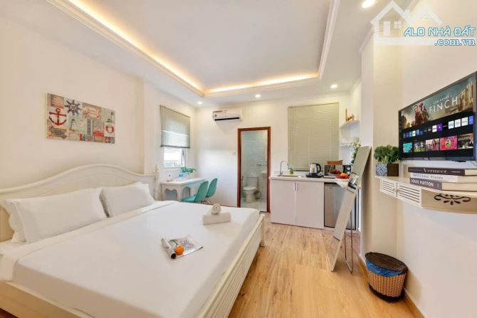 Cho thuê studio quận 1 full nội thất, cửa sổ thoáng