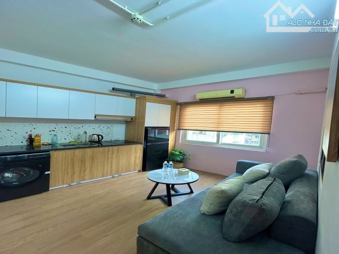 Cho thuê căn hộ 1K1N full đồ, phố Đào Tấn, Ba Đình máy giặt sấy riêng 6.6 triệu/tháng