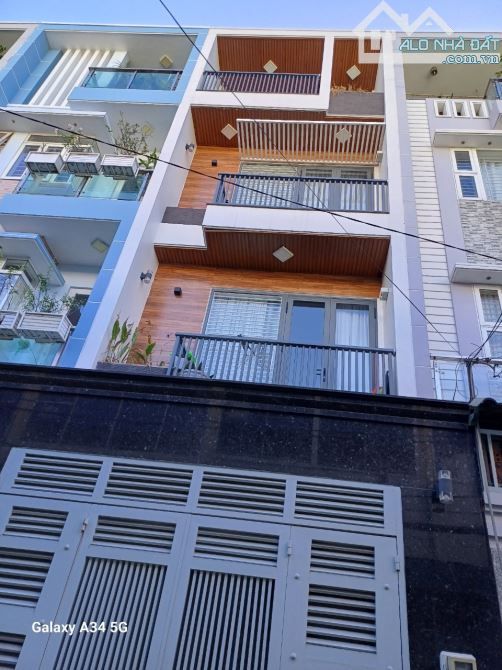 💎Nhà Hẻm Xe Hơi💎 Dương Quảng Hàm P5 Gần Tòa Án🏠diện tích: 4x16m💎4 Lầu 4PN 5WC💵15TR