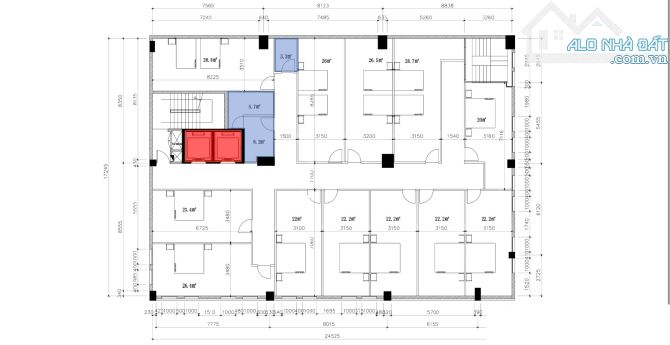 CHO THUÊ 121/ LÊ LỢI, Q1- DT: 25X20- 2 HẦM+7 TẦNG- 60 PHÒNG GIÁ: 1,1 TỶ/TH