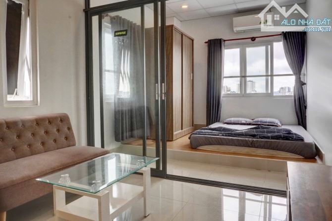 Cho thuê căn 1PN mặt tiền đường Nguyễn Khoái Q4, gần Đh Luật, Đh Nguyễn Tất Thành, cầu Ngu