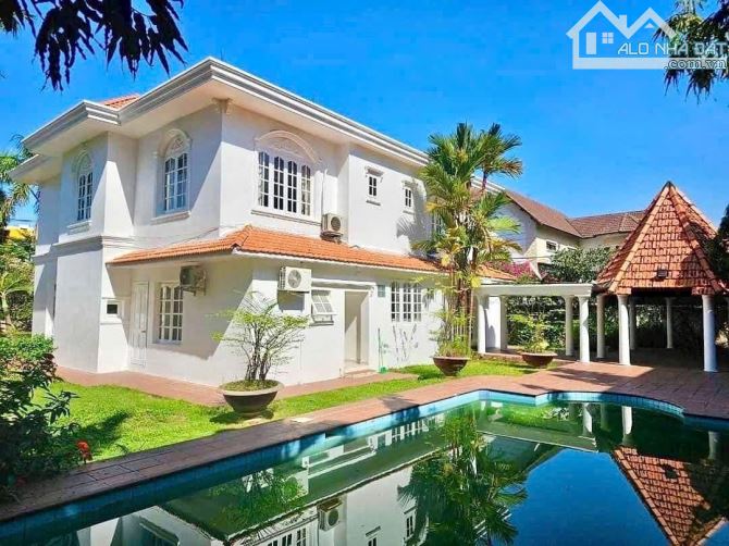 ❌Giảm 60tr_Cho thuê biệt thự phố Tây Trần Ngọc Diện_30x32(1000m2)_hồ bơi sân vườn_7PN
