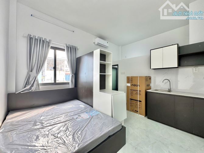 Cho thuê căn hộ Studio Ban công Q8 gần cầu chữ Y, cầu Nguyễn Văn Cừ, chợ Rạch Ông