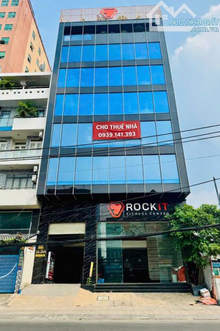 Cho thuê nhà mặt tiền 24-24A Đinh Bộ Lĩnh,Q.Bình Thạnh, 12m*21m, hầm 7 tầng, TM, 250tr/th